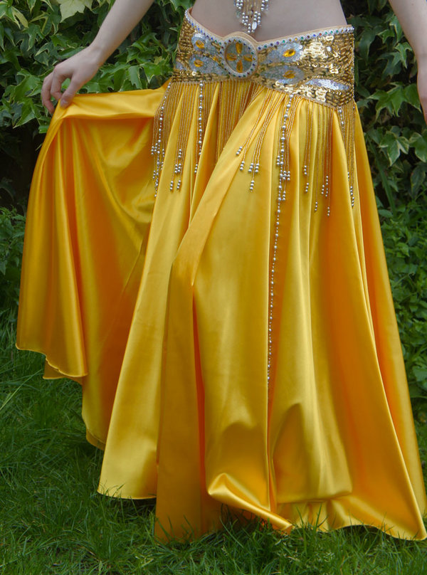 Buikdanseres kostuum 'Amber' in goud