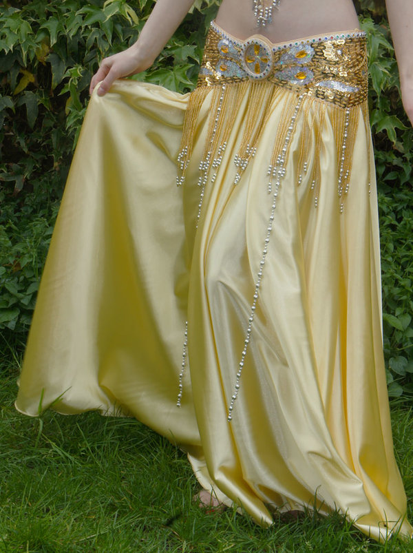 Buikdanseres kostuum 'Amber' in goud